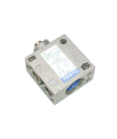 FESTO   8991 R0-3-1/4 B  PNEUMATIC PLUNGER LIMIT SWITCH VALVE 1/4 NPT