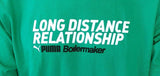 Puma Men's Long Distance Relationship Boilermaker Green Short Sleeve Shirt Large