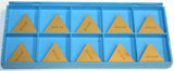 Lot of 10 New Valenite Indexable Tin Coat Carbide Inserts TPG432 SV325