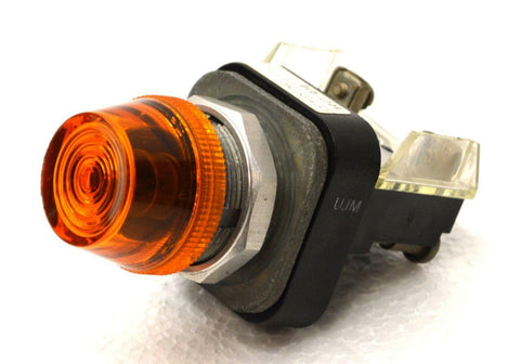 Allen Bradley 800T-Q10 Orange Pilot Light Series N 120 Volts (2 Available)