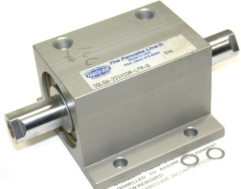 UP TO 2 NEW FABCO-AIR AIR DOUBLE END CYLINDERS 1" STROKE SQLGW-221X1DR-LFR-Q