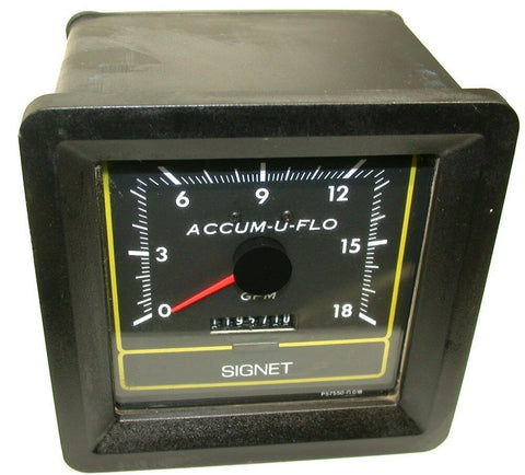 UP TO 3 SIGNET SCIENTIFIC ACCUM-U-FLO 0-10GPM FLOW METERS P57540