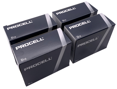 Duracell Procell D Alkaline Batteries 1.5V PC1300 USA 48 Count Expires 2026