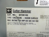 Cutler-Hammer SFDN100 Type 1 Circuit Breaker Enclosure 100A 600VAC 500VDC