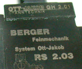 Berger Ott-Jakob  RS 2.03  GH 2.01   90 Degree Live Tool Holder Spindle