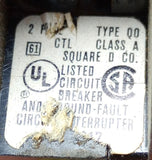 Square D QO230GFI 2-Pole GFCI Circuit Breaker 30A 120/240VAC Plug-In Mount