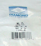 New Bag of 2 Diamond Chain  C-4189CL-08  Roller Chain Master Connecting Links