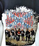 Alstyle Men's Lynard Skynard Band Graphic Black Short Sleeve Shirt Size Large