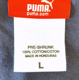 Puma Men's I Run Utica Boilermaker Navy Short Sleeve Shirt Size Large