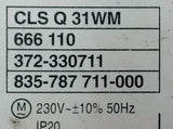 General Electric CLSQ31WM Analog Time Switch 16A 250VAC 3 Module Day Program