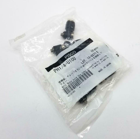 Pisco PH1/4-U10U Push In Fitting (Lot of 10)