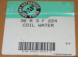 NEW CARRIER REPLACEMENT COMPONENT  DIVISION  WATER COIL  36R3F224  (6 AVAILABLE)