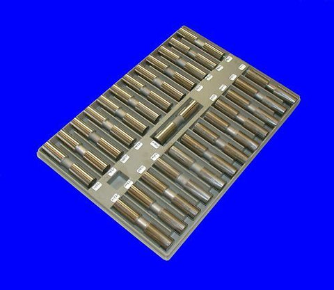 DELTRONIC METRIC 25 PIECE STEEL PIN GAGE SET 17.2-17.44