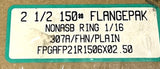 FPGAFP21R1506X02.50 Flangepak Kit 2-1/2 150# NonASB Ring 1/16 307A/FHN/Plain