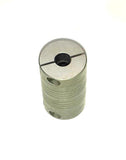 Heli-Cal Flexible Steel  Shaft Coupling 1/2" Bore Both Sides 1-1/2" Diameter
