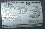 Leland Faraday M-2-100 Single Phase AC Condenser Fan Motor 208-230 VAC 1/2 B HP