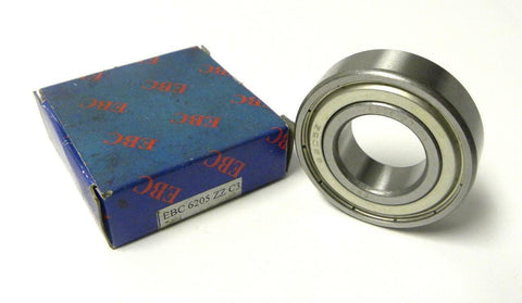 BRAND NEW IN BOX EBC 6205 ZZ C3 BALL BEARING 25 MM X 52 MM X 15 MM