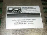 Data Sciences International Data Exchange Matrix 20CH 271-0117-001- 10 Available