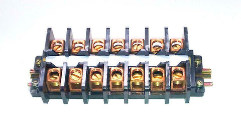 NIB New Square D  1828-B27  Terminal Block 7-Position W/Din Rail