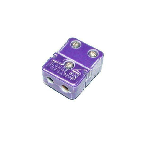 Omega Thermocouple Purple Ceramic Female Receptacle Connector