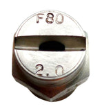 Bex F80 Stainless Steel Flat V Spray Nozzle 2.0