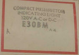 NIB New Cutler Hammer  E30BM  Pushbutton W/Indicator Lamp