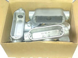 Box of 5 New 1/2" Thomas & Betts  AT-12  Conduit Body Fittings