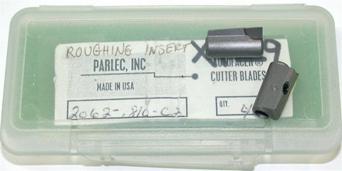 Lot of 2 New Parlec Carbide Autofacer Cutting Blades 2062-.810-C2