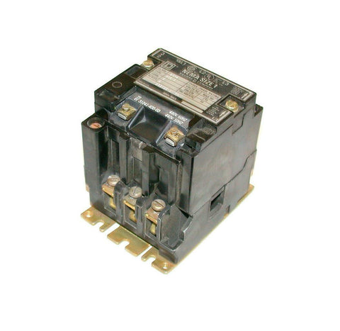 SQUARE D 3-PHASE MOTOR STARTER RELAY  NEMEA SIZE 1 MODEL 8536SC03