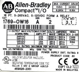 Allen-Bradley 1769-OW16 Ser. A CompactLogix Digital Output Module 85-265VAC 16Pt