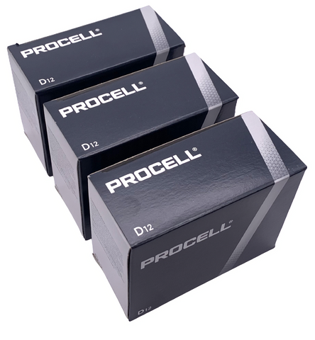 Duracell Procell D Alkaline Batteries 1.5V PC1300 USA 36 Count Expires 2026