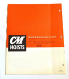 LODESTAR 158-Q ELECTRIC HOIST BROCHURE