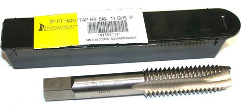 Interstate 5/8"-11 H5 3-Flute High Speed Steel Plug Tap New