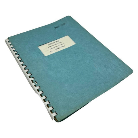 Burroughs Model C2003 3 Decade Preset Counter Instruction Manual