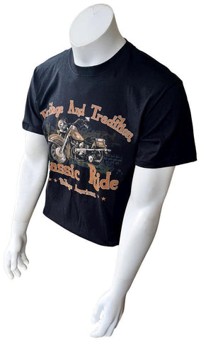 Fruit of the Loom Men's Vintage American Classic Ride Motorcycle Shirt Size M