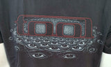 Tultex Men's Tool 2012 Tour Eye Graphic Black Short Sleeve Shirt Size Large