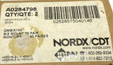 Nordx A0284798 CDT BIX Mount QMBIX10C (Set of 2)