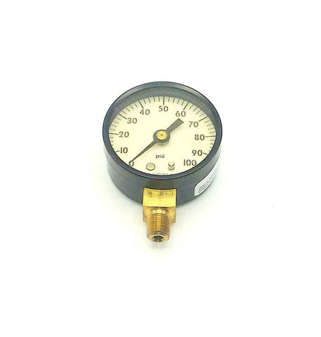 New Ashcroft  595-06  Bottom Mount Compound Pressure Gauge 1-3/4" Face 1/8 NPT