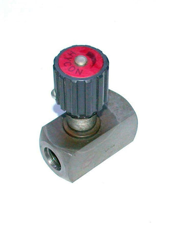 Hycon  DRV12  Steel Flow Control Check Valve 1/2 BPT 350 Bar 5000 PSI