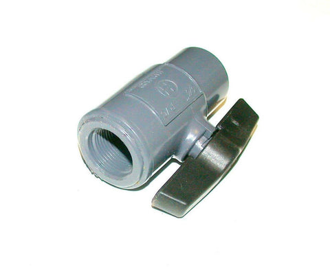 NEW HAYWARD  3/4" GRAY PVC THREADED BALL  VALVE