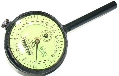 Federal Dial .0005" Indicator Extended 5/8" Perpendicular Stem Model G4O