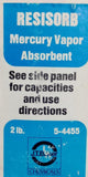 J.T. Baker 5-4455 Resisorb Mercury Vapor Absorbent For Spill Clean-Up Kit  2 Lb.
