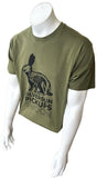 Tultex Men's Silversun Pickups Swoon Green Short Sleeve Shirt Size Large