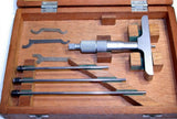 Mitutoyo 0 - 4" Depth Micrometer w/ Case 129-131 Calibrated