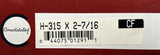 Consolidated H-315 X 2-7/16 Bearing Adapter Sleeve 2.4375" W/Locknut & Washer