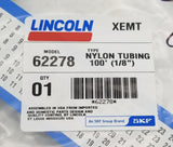 Lincoln 62278 Nylon Tubing 100' 1/8"