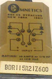 Omnetics  BDR115A21Z600  Time Delay Relay 120 VAC 10 Amps 8-Pin 4.8-600 Seconds