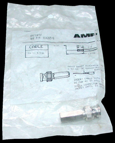 New Amp  414265-6  BNC Connector BNC59RTW