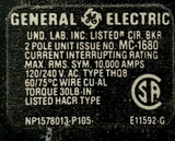 General Electric E11592-G 2 Pole Circuit Breaker 60A 120/240V