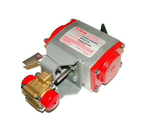 New Bray  93-0634-11300-532  Spring Return 3/8 NPT Rotary Actuator Valve